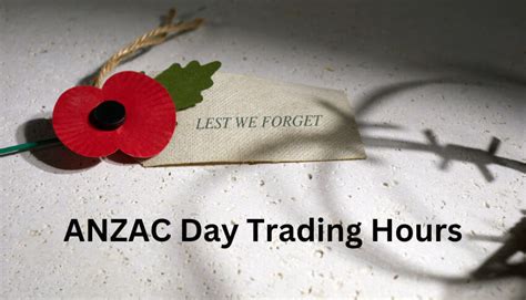 anzac day trading hours tasmania